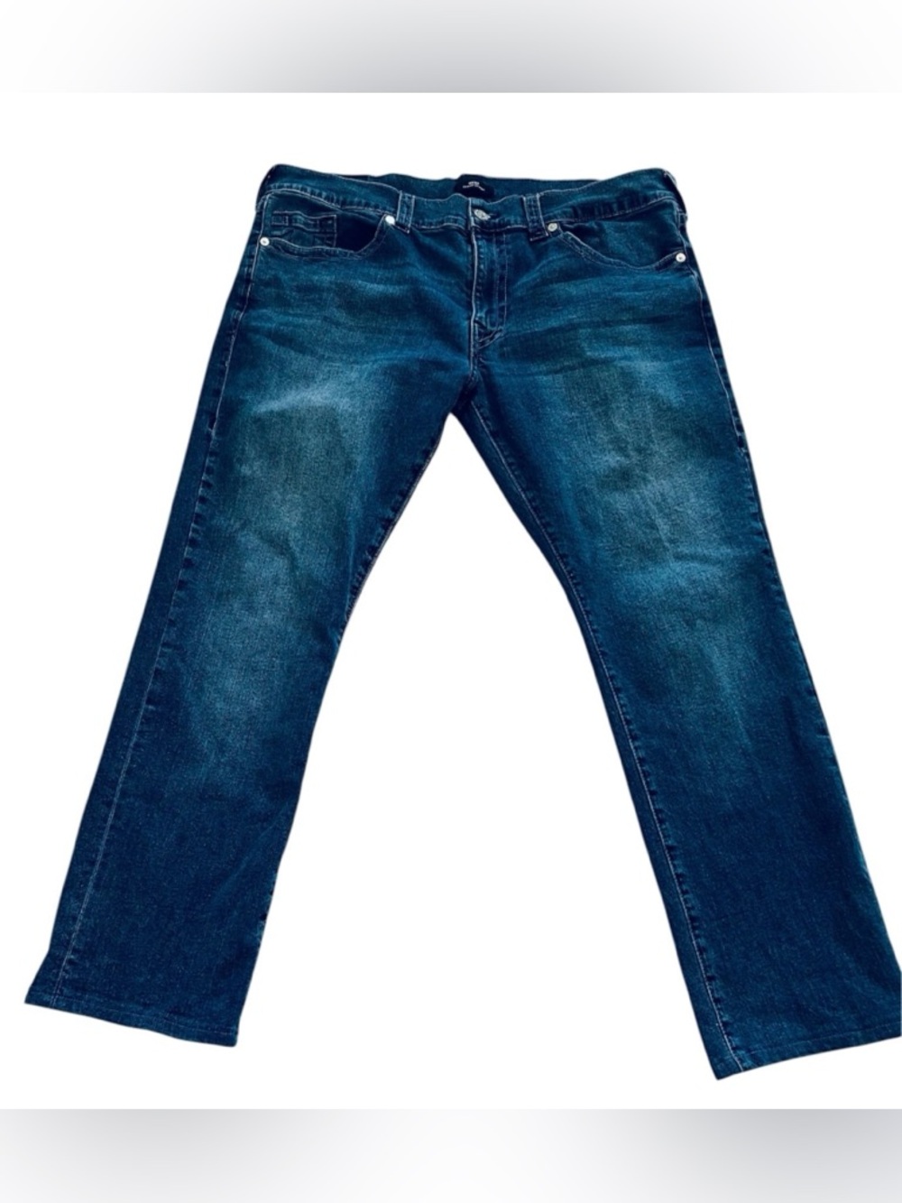 True Religion Ricky 40 X 31 Relaxed Straight Leg Mid Rise Stretch Denim